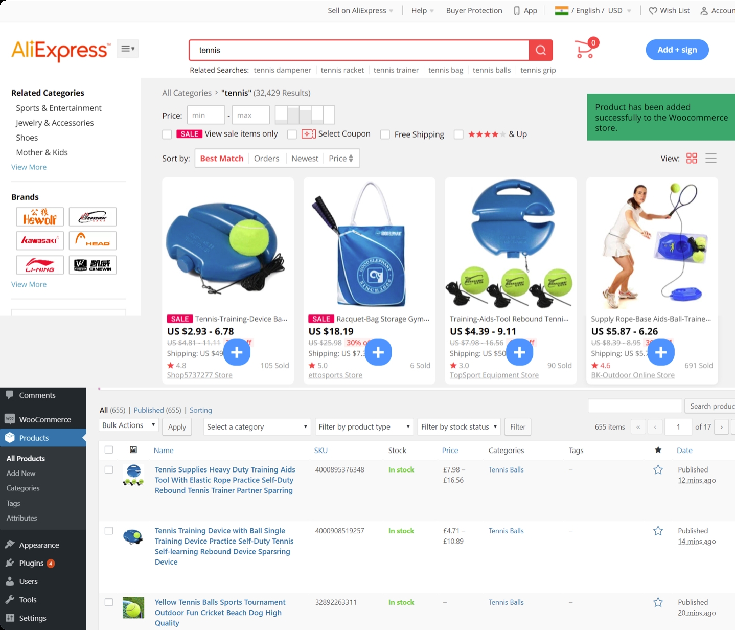 Wordpress Dropshipping